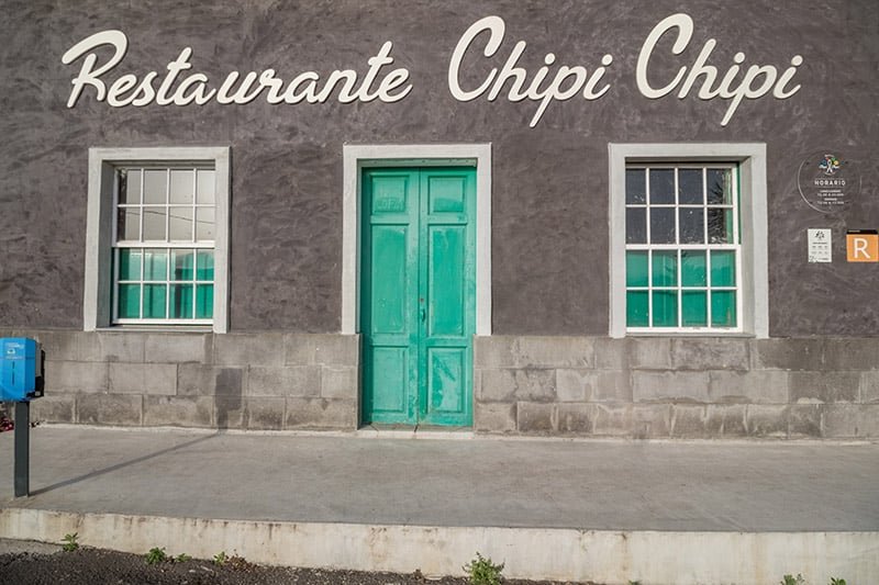 Facade and entrance of Restaurante Chipi-Chipi