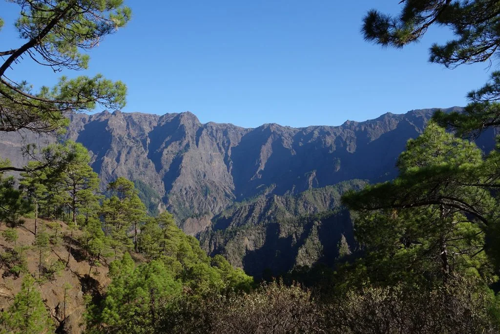 View of Caldera de Taburiente from a lookout