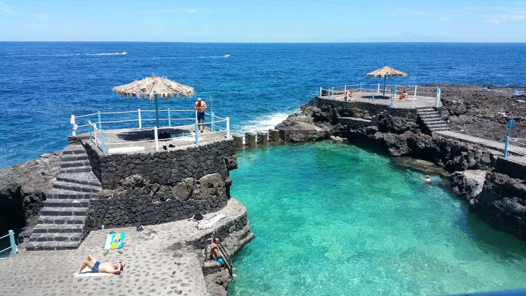 Puerto Espíndola et Charco Azul à La Palma près de Casa Aram