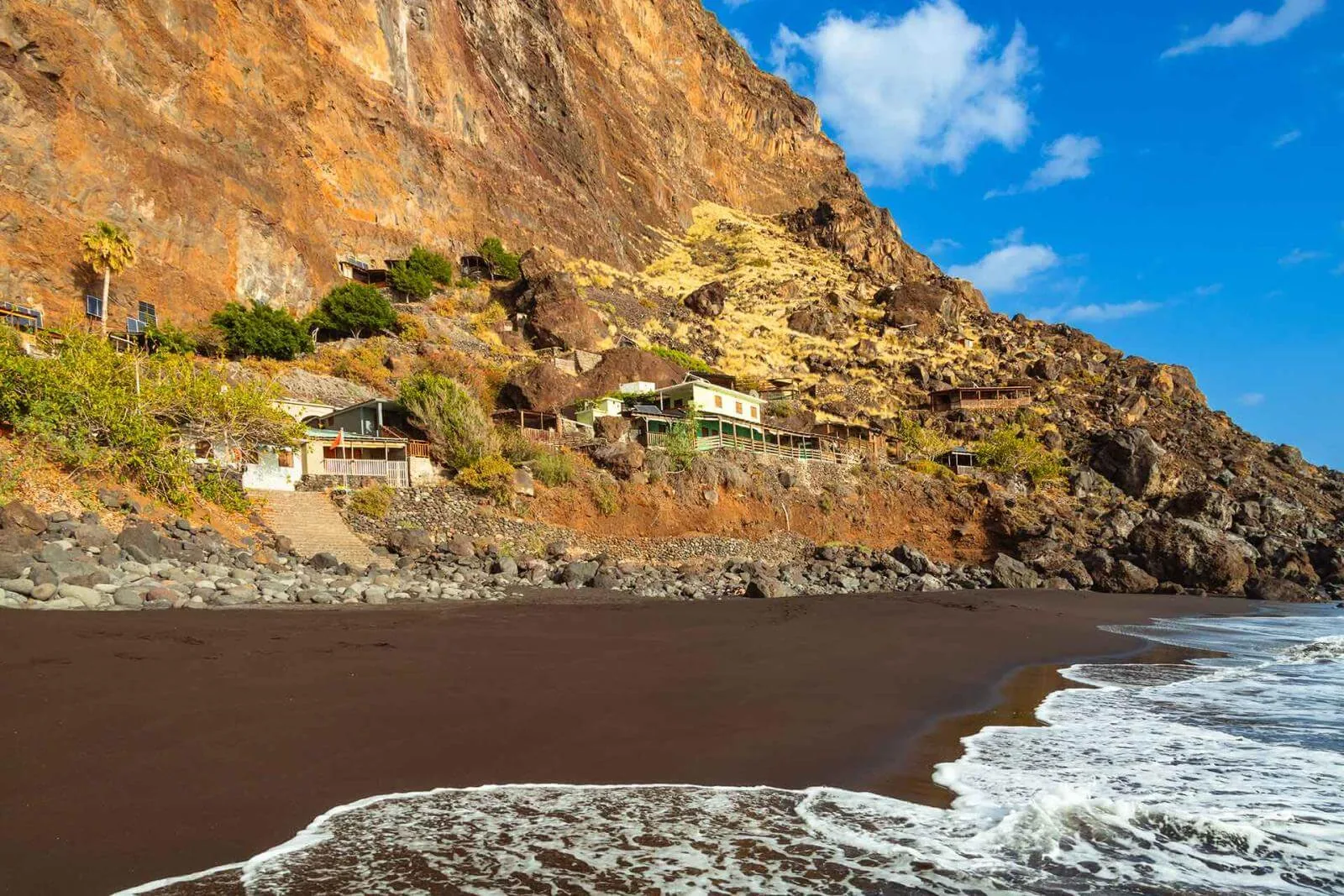 Plage de la Veta à La Palma près de Casa Aram