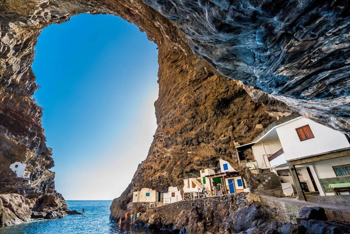 Porís de Candelaria à La Palma près de Casa Aram